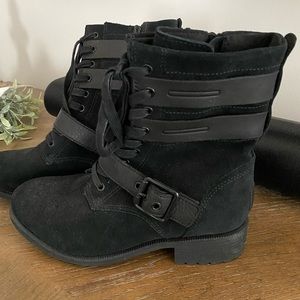 Black suede Ugg boots